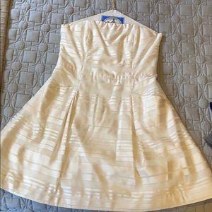 White Lily Pulitzer strapless dress